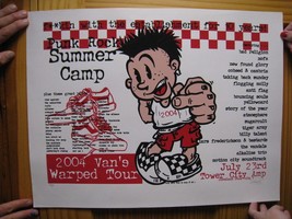 Bad Religion Poster NOFX New Found Glory Coheed and Cambria July 23 2004 - $179.99