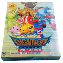 Anime Dvd Digimon Savers Complete Tv Series Box (1-48 Episodes) Free Shipping - £25.80 GBP