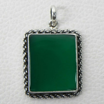 925 Sterling Silver Handmade Pendant Natural Green Onyx Women Fest Gift FSP-1105 - £29.64 GBP