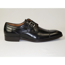 Men's Shoes Steve Madden Soft Leather upper Buckle Strap Covet Black image 8
