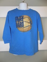 Nike Blue Play Hard Basketball LS T-Shirt Size 4T Boy&#39;s EUC - $14.60