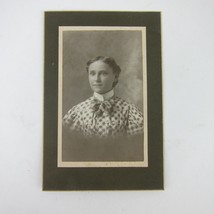 Cabinet Card Photograph Young Woman Susanna Esther Niswonger Ohio Antique 1890s - £16.06 GBP