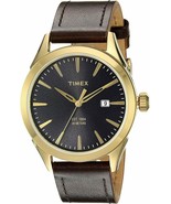 Men&#39;s Timex Chesapeake Brown Leather Strap Watch TW2P77500 - PARTS Or RE... - $28.51 CAD