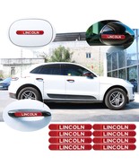 Brand New 8PCS Lincoln Real Carbon Fiber Red Car Trunk Side Fenders Door... - $30.00