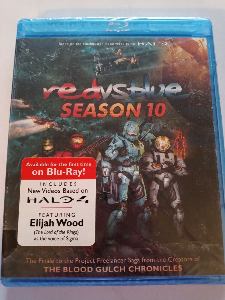 Red vs. Blue: Season 10 Halo (Blu-ray Disc, 2012) BRAND NEW - $18.69