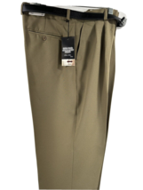 Silver Suit Boy Khaki Dress Pants Pleated Front Belted Husky Size 20H Ex... - £19.65 GBP