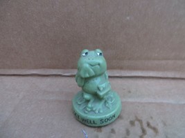 Vintage 1970&#39;s russ Berries Figure get well soon frog green - £22.17 GBP