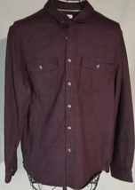 Goodfellow &amp; Co™ ~ Men&#39;s Size Large ~ Long Sleeve ~  Burgundy ~  Button ... - $40.00