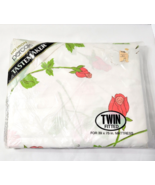 NEW Vtg Tastemaker Pink Empress Roses Buds Twin Fitted Sheet Floral Perc... - $446.07 MXN
