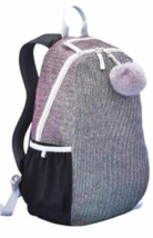 More Than Magic Girls 16.5&quot; Backpack Multi Glitter Canvas - Black/Pink/Silver - £10.82 GBP