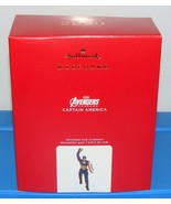 2020 Hallmark Ornament CAPTAIN AMERICA w THOR HAMMER Avengers ENDGAME NE... - £53.47 GBP