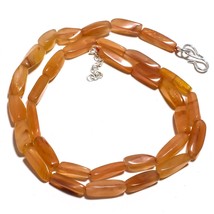 Orange Aventurine Naturel Pierre Précieuse Perles Multi Forme Brins Longueur 19 - £8.68 GBP