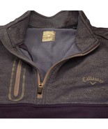 Callaway Men’s XL 1/4 Zip Thermal Golf Pullover Peacoat Heather Performance - $310.22 MXN