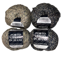 Filatura Di Crosa Porto Cervo In J EAN S Cotton Multicolor Worsted Twist Yarn - £4.78 GBP