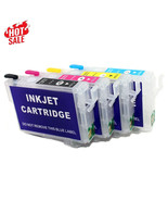 222 Refill Ink Cartridge with Chip For Epson XP-5200 WF-2960 Printer 4PC... - £48.86 GBP