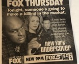New York Undercover Tv Guide Print Ad Marisa Ryan TPA12 - $5.93