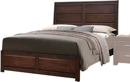 The Acme Oberreit Queen Bed In Walnut (25790Q). - $352.96