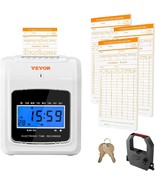 VEVOR Punch Time Clock, Time Tracker Machine for Employees of Small Busi... - $200.00 CAD