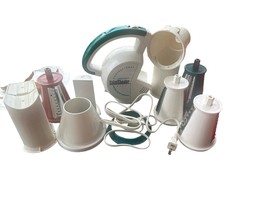Presto Professional Salad Shooter Plus Slicer Shredder LOT 4 CONES - $21.60
