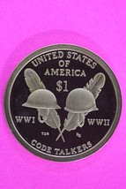 Proof 2016 S Code Talkers Sacagawea Dollar Deep Cameo Same Coin In Pics ... - £10.44 GBP