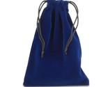 Velvet Cremation Urn Bag Drawstring Closure - Adult Cremation Urn (Blue) - $23.99