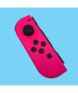 Nintendo Switch Joy-Con Controller LEFT HAC-015 Neon Pink #U5263 - £19.84 GBP