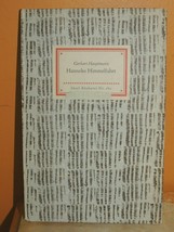 1957 Hanneles Himmelfahrt: Traumdichtung in zwei Akten by Gerhart Hauptmann - $12.59