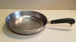 1801 Revere Ware Stainless Steel Copper Clad 10&quot; Skillet USA - £15.65 GBP