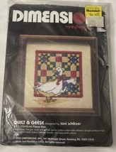 Quilt & Geese 1986 Dimensions Needlepoint Kit #7095 NOS - $14.84