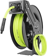 Flexzilla Retractable Air Hose Reel Open Face Single Axle Arm 3/8&quot; x 50&#39; - $253.62
