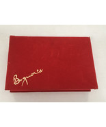 Vintage cardboard red felt empty candy cookie box movie photo prop colle... - €17,15 EUR