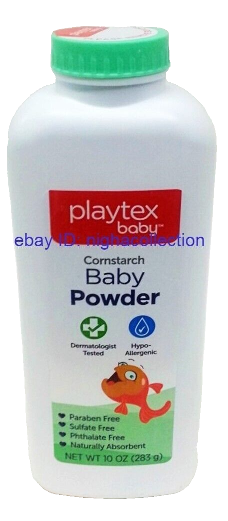 ( 5 Bottles ) Playtex Baby Cornstartch Baby Powder 10 oz Each SEALED Item image 2