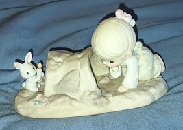 Precious Moments 1990 &quot;There&#39;s A Light At The End Of The Tunnel&quot; 521485 ... - $17.06