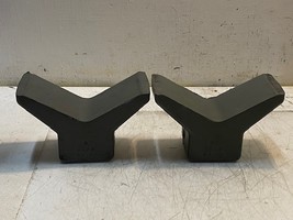 2 Quantity of Yates 6Y33 Boat Trailer Black Molded Rubber V Bow Stops (2... - $29.99