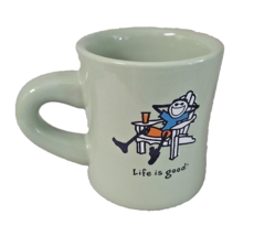 Life is Good Coffee Mug Do What You Like Adirondack Chair Green Thick Di... - £10.80 GBP