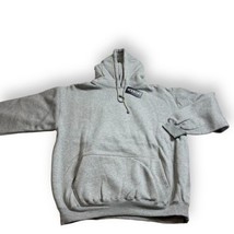 Men&#39;s Casual Gray Pullover Hoodie 4XL Athletic Drawstring Hooded Sweatshirt - £19.18 GBP