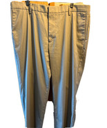 Dockers men’s 36x34 beige khaki Classic Fit flat straight leg zip fly pants - $9.40