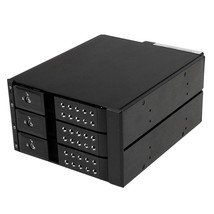 StarTech.com 3-Bay Hot Swap Backplane for 3.5in SAS II/SATA III - 6 Gbps HDD - A - $135.99