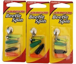 Johnson Beetle Spin Panfish Buster Lure Kit Lot of 3 New - £11.72 GBP