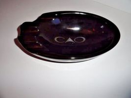 CAO Cigar Black Bowl Ashtray Measures 10" L x 5.75" W x 2.75" H  NIB image 6