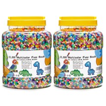 2 Buckets Of Fuse Beads, 46,000 Pcs 5Mm Beads For Kids Crafts, 30 Colors... - £62.13 GBP
