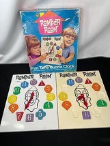 Vintage Romper Room Fun Time Puzzle Clock Complete with Box Hasbro 1970 - $19.00