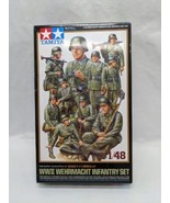 *95% Complete* Tamiya WWII Wehrmacht Infantry Set 1/48 Scale Plastic Min... - $17.82