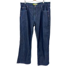 Mens Vintage Y2K Yeans PJ Mark Size 42 x 32 Dark Wash Loose Fit  - £35.52 GBP