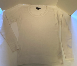 Philip Russel White Pullover Sweater womens size XL rollneck - $15.00
