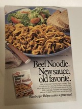 1991 Betty Crocker Hamburger Helper Vintage Print Ad Advertisement pa19 - $7.91