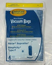 Andrww Riccar SUPRALITE/Simplicity Type F Bags 6 Pack - £9.50 GBP