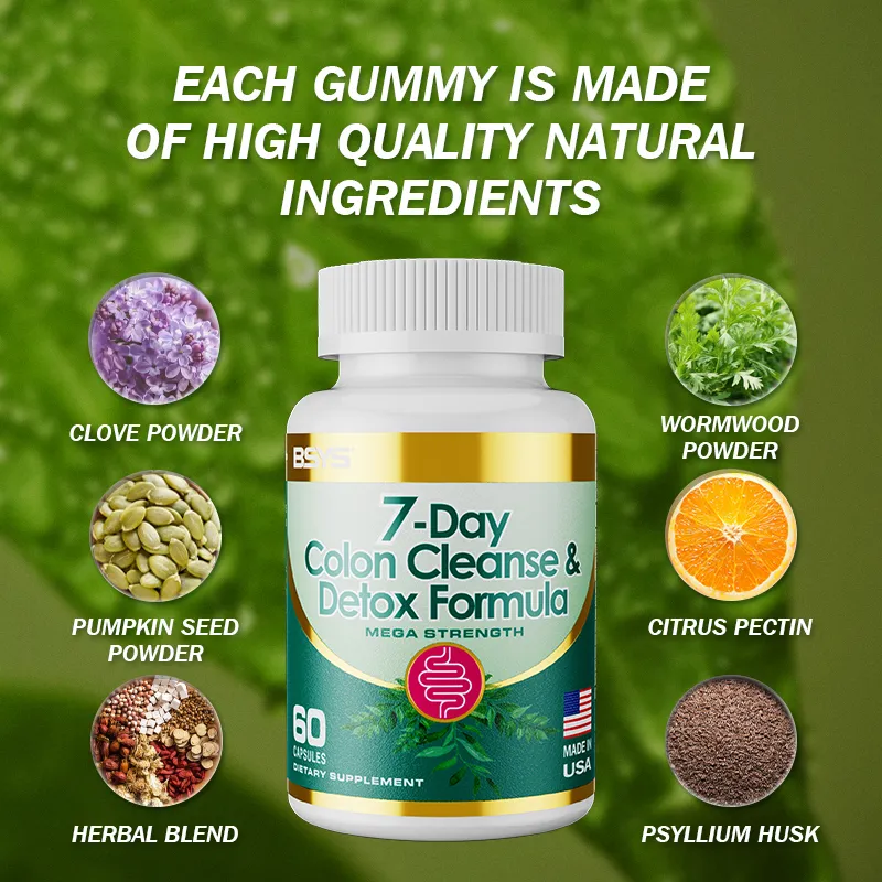 7-Day Colon Cleanse &amp; Detox Formula Capsulese - $38.03 CAD