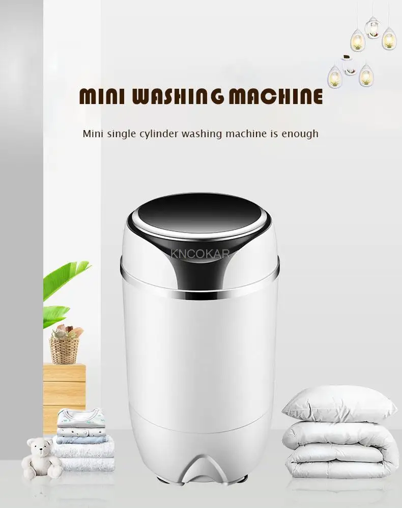 3.5kg mini washing machine baby clothes washing  portable washer machine... - $356.54