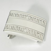 Tiffany &amp; Co Atlas Belt Buckle in Sterling Silver Mens Unisex - £355.71 GBP